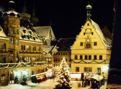 Julmarknad i Rothenburg